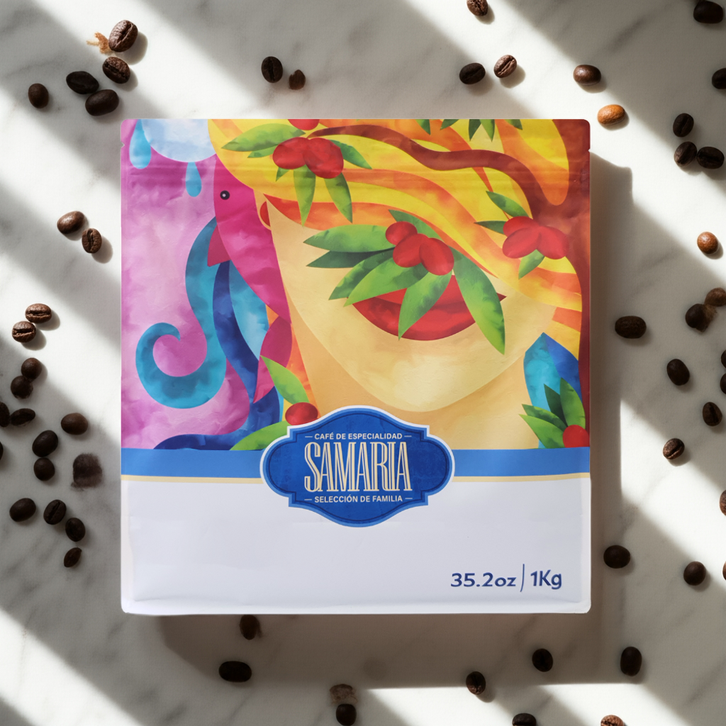 Cafe Tostado Lavado en Grano 1kg