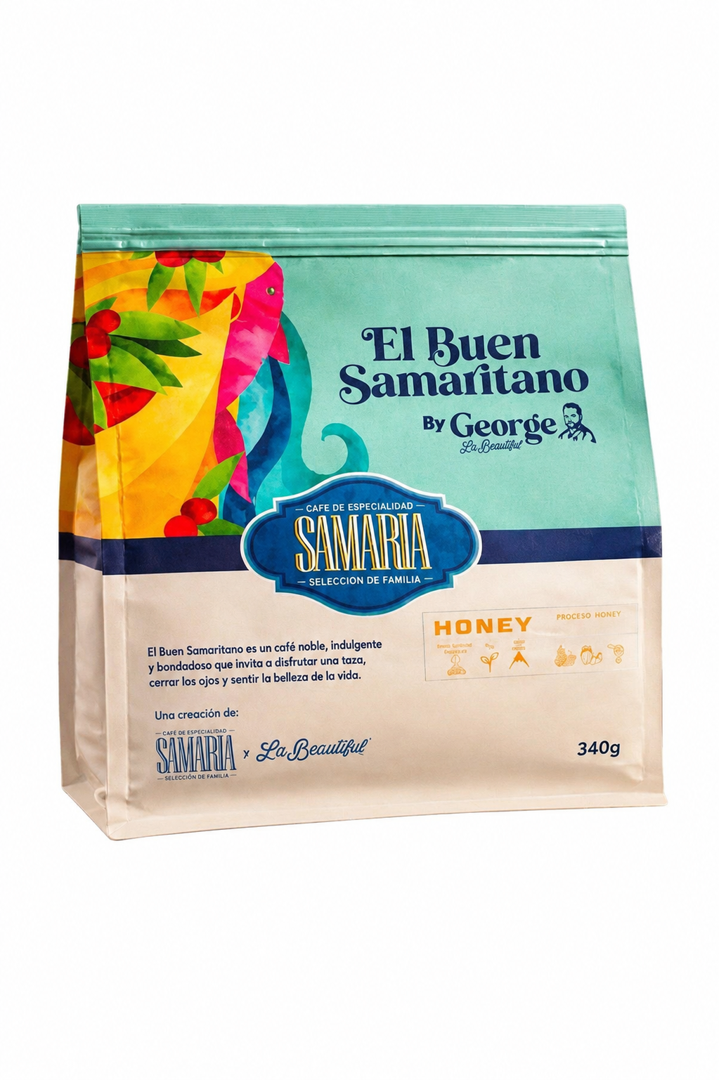 Café Samaria x La Beautiful – El Buen Samaritano Honey 340 g – En grano o molido