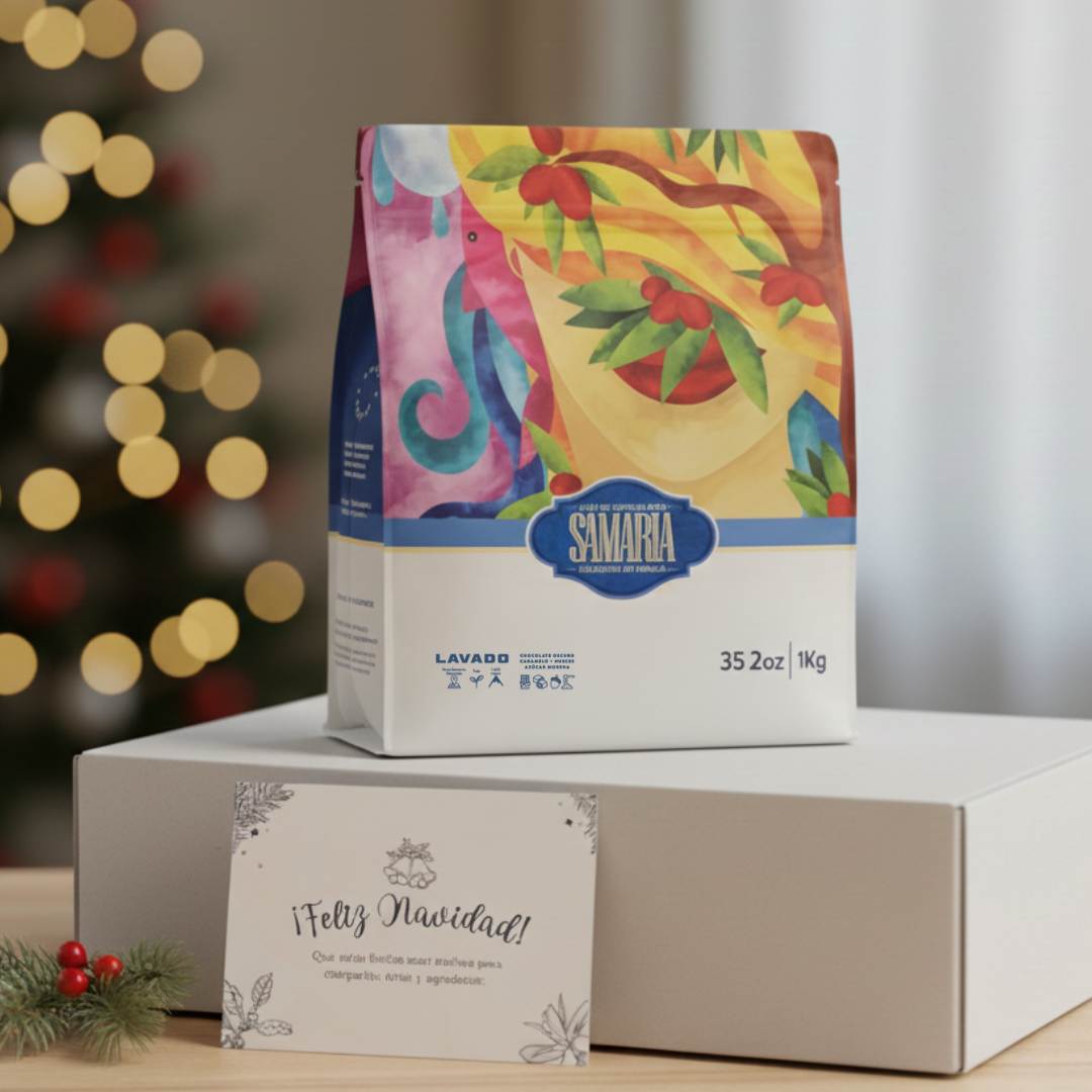 Kit Momentos Samaria | Café Samaria 1kg + caja + tarjeta