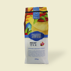 Café Samaria Descafeinado en Grano - 454 g