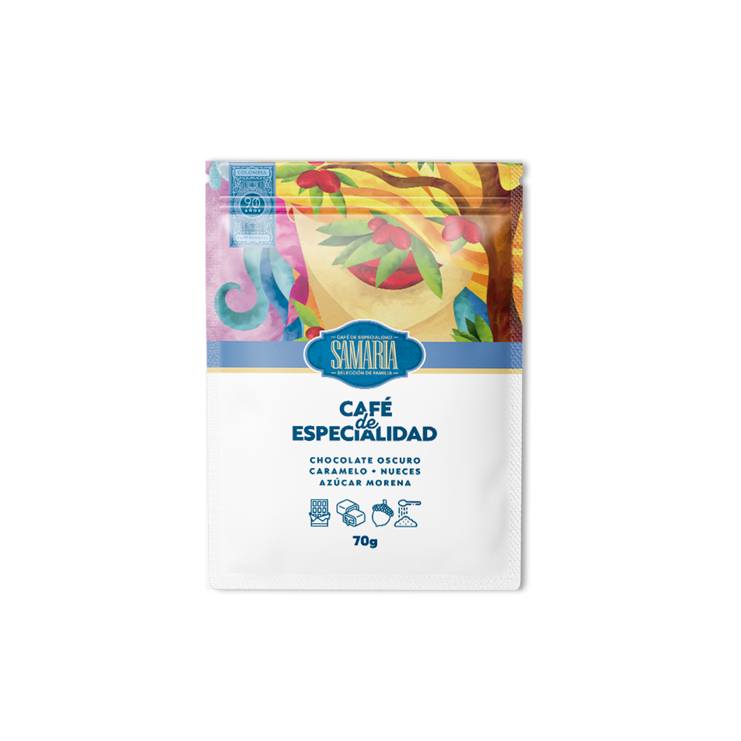 Café Samaria Lavado 70 g – En grano o molido